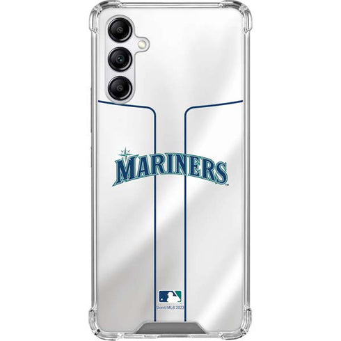MLB Seattle Mariners Home Jersey Galaxy A15 5G Clear Case