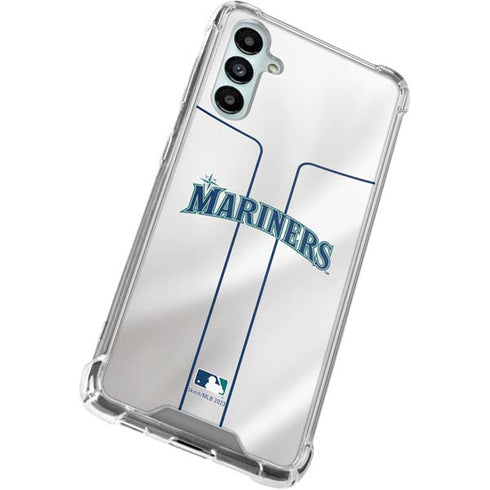 MLB Seattle Mariners Home Jersey Galaxy A15 5G Clear Case