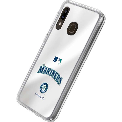 MLB Seattle Mariners Home Jersey Galaxy A20 Clear Case