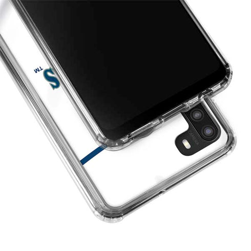 MLB Seattle Mariners Home Jersey Galaxy A21 Clear Case