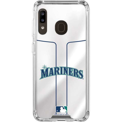MLB Seattle Mariners Home Jersey Galaxy A30 Clear Case