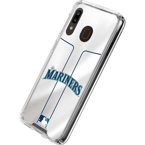 MLB Seattle Mariners Home Jersey Galaxy A30 Clear Case