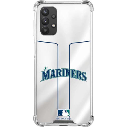 MLB Seattle Mariners Home Jersey Galaxy A32 5G Clear Case