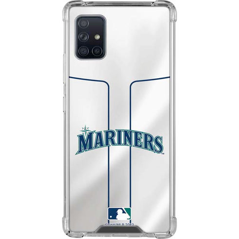 MLB Seattle Mariners Home Jersey Galaxy A51 5G Clear Case