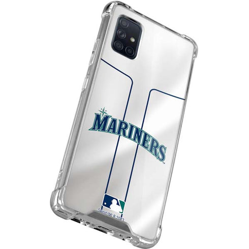 MLB Seattle Mariners Home Jersey Galaxy A51 5G Clear Case