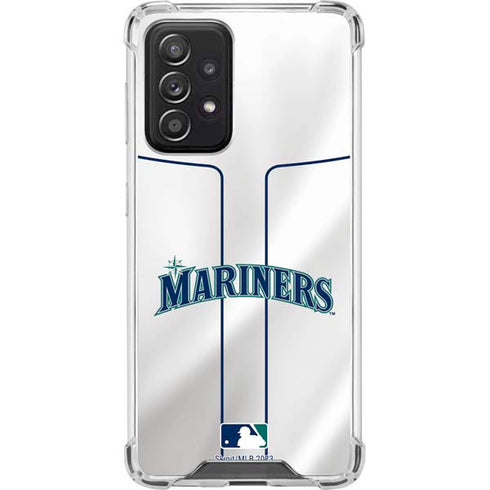 MLB Seattle Mariners Home Jersey Galaxy A52 5G Clear Case