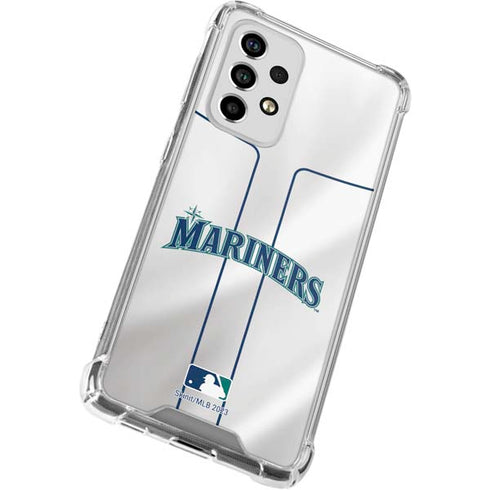 MLB Seattle Mariners Home Jersey Galaxy A53 5G Clear Case