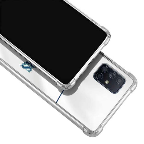 MLB Seattle Mariners Home Jersey Galaxy A71 5G Clear Case