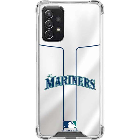 MLB Seattle Mariners Home Jersey Galaxy A72 5G Clear Case