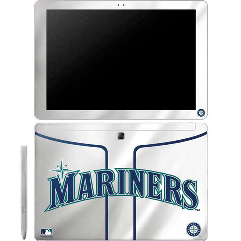MLB Seattle Mariners Home Jersey Galaxy Book 12in Skin