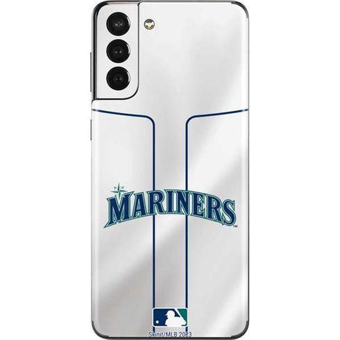 MLB Seattle Mariners Home Jersey Galaxy S21 Plus 5G Skin