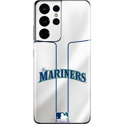 MLB Seattle Mariners Home Jersey Galaxy S21 Ultra 5G Skin