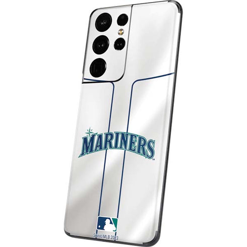 MLB Seattle Mariners Home Jersey Galaxy S21 Ultra 5G Skin