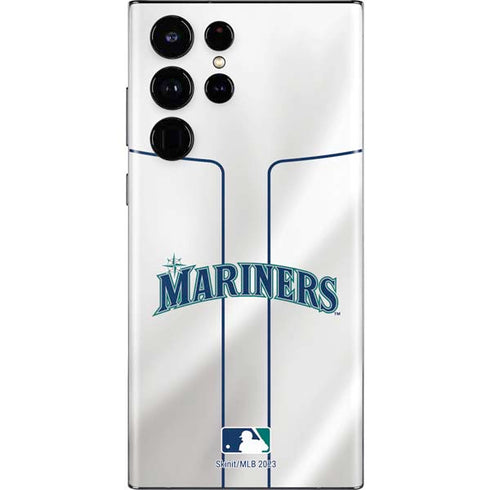 MLB Seattle Mariners Home Jersey Galaxy S22 Ultra Skin