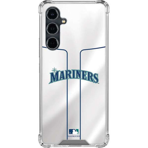 MLB Seattle Mariners Home Jersey Galaxy S23 FE Clear Case