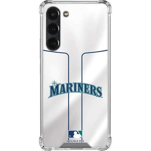 MLB Seattle Mariners Home Jersey Galaxy S23 Plus Clear Case