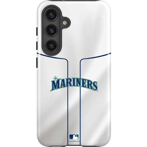MLB Seattle Mariners Home Jersey Galaxy S24 Impact Case