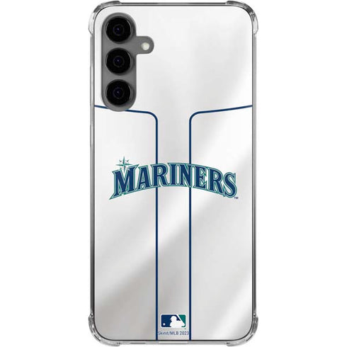 MLB Seattle Mariners Home Jersey Galaxy S24 Plus Clear Case