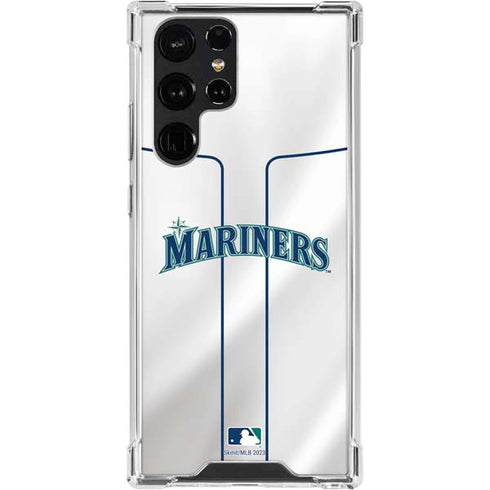 MLB Seattle Mariners Home Jersey Galaxy S24 Ultra Clear Case
