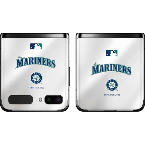 MLB Seattle Mariners Home Jersey Galaxy Z Flip Skin