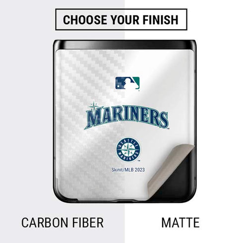 MLB Seattle Mariners Home Jersey Galaxy Z Flip Skin