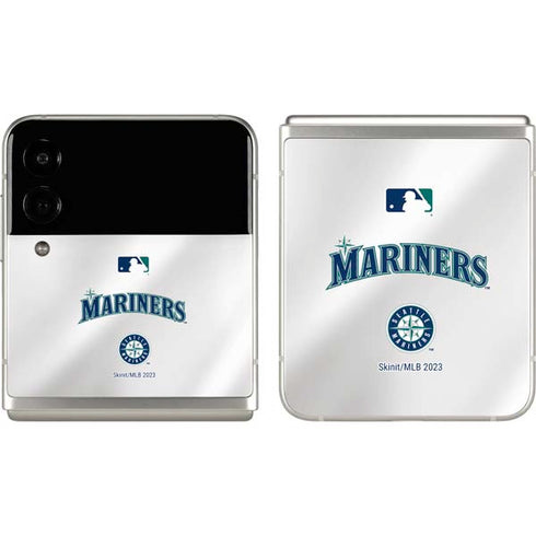 MLB Seattle Mariners Home Jersey Galaxy Z Flip3 5G Skin