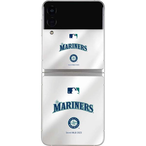 MLB Seattle Mariners Home Jersey Galaxy Z Flip3 5G Skin