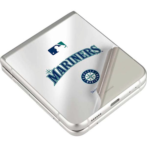 MLB Seattle Mariners Home Jersey Galaxy Z Flip3 5G Skin