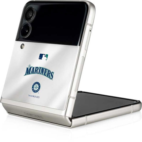 MLB Seattle Mariners Home Jersey Galaxy Z Flip3 5G Skin
