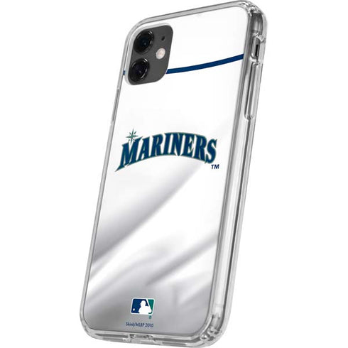 MLB Seattle Mariners Home Jersey iPhone 11 Clear Case