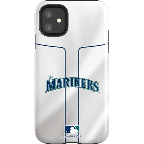MLB Seattle Mariners Home Jersey iPhone 11 Impact Case