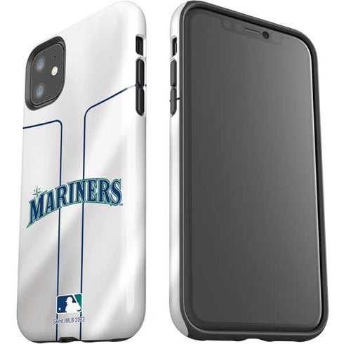 MLB Seattle Mariners Home Jersey iPhone 11 Impact Case