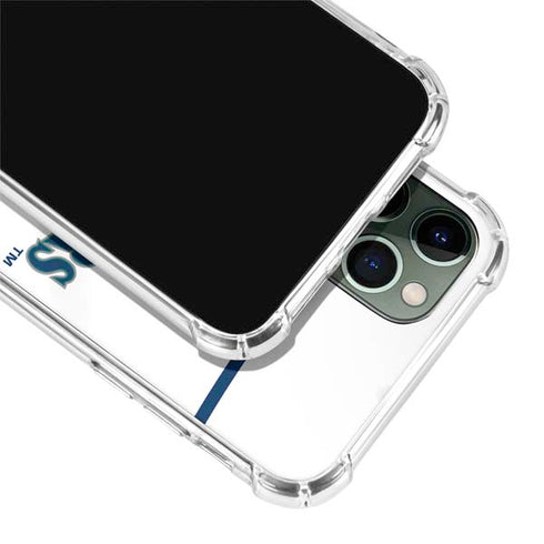 MLB Seattle Mariners Home Jersey iPhone 11 Pro Max Clear Case