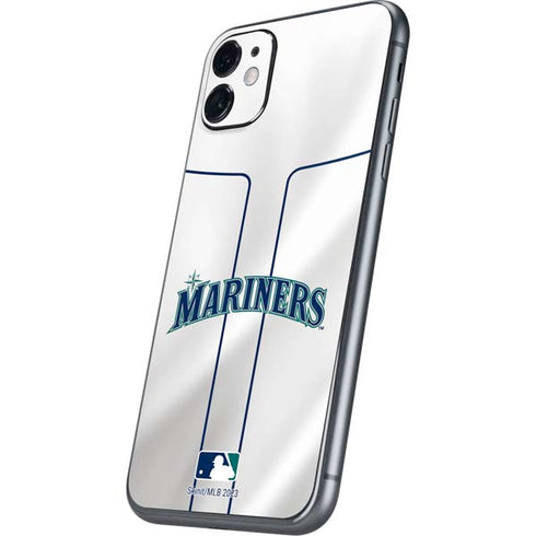 MLB Seattle Mariners Home Jersey iPhone 11 Skin