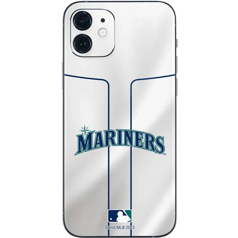 MLB Seattle Mariners Home Jersey iPhone 12 Mini Skin
