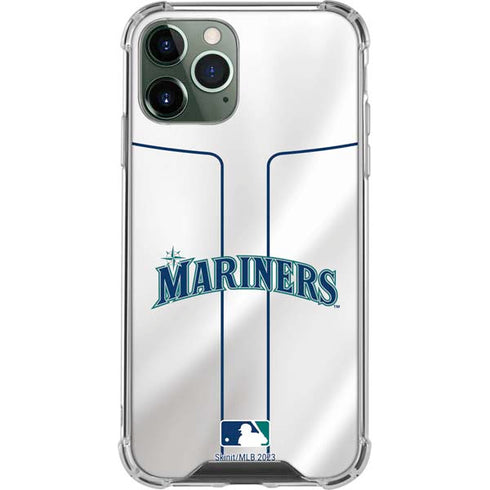 MLB Seattle Mariners Home Jersey iPhone 12 Pro Max Clear Case