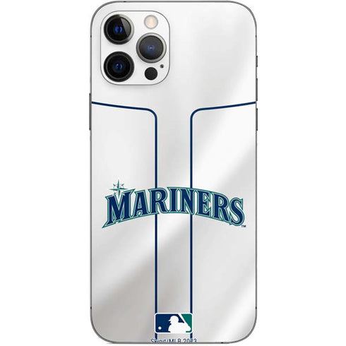 MLB Seattle Mariners Home Jersey iPhone 12 Pro Skin
