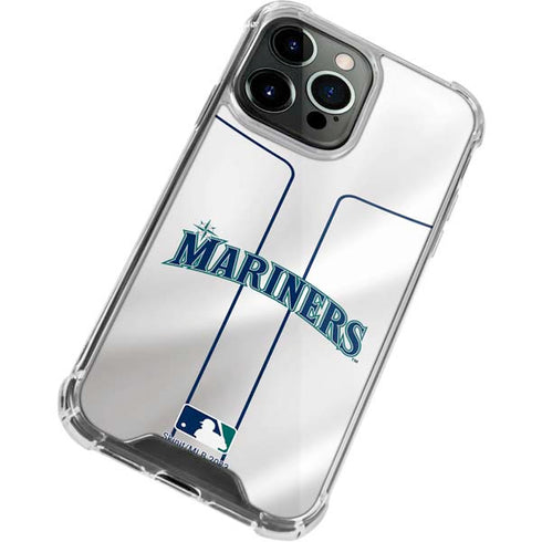 MLB Seattle Mariners Home Jersey iPhone 13 Pro Clear Case