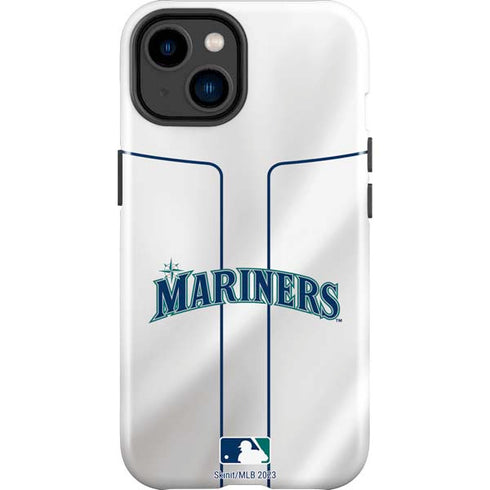 MLB Seattle Mariners Home Jersey iPhone 15 Plus Impact Case