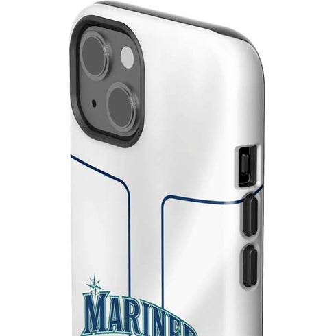 MLB Seattle Mariners Home Jersey iPhone 15 Plus Impact Case