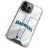 MLB Seattle Mariners Home Jersey iPhone 14 Pro Clear Case