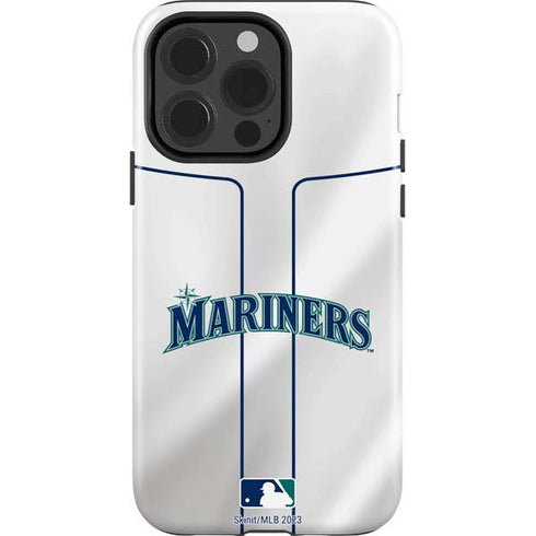 MLB Seattle Mariners Home Jersey iPhone 15 Pro Impact Case
