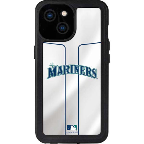 MLB Seattle Mariners Home Jersey iPhone 15 Waterproof Case
