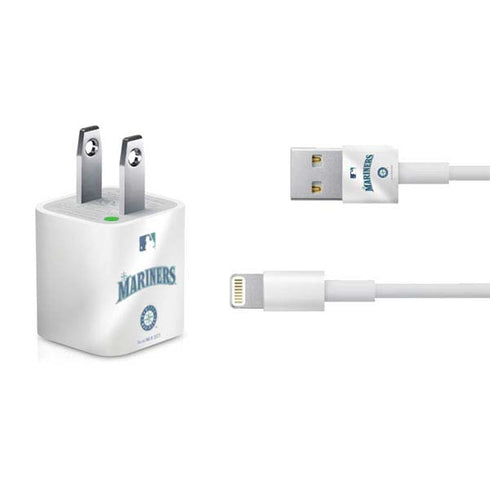 MLB Seattle Mariners Home Jersey iPhone Charger (5W USB) Skin