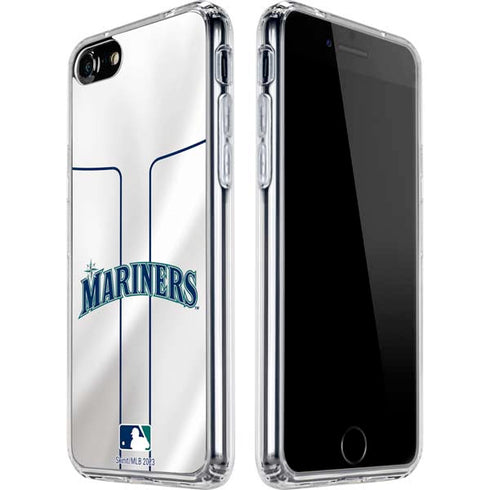 MLB Seattle Mariners Home Jersey iPhone SE (2nd & 3rd Gen) Clear Case