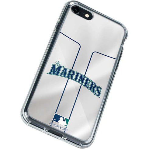 MLB Seattle Mariners Home Jersey iPhone SE (2nd & 3rd Gen) Clear Case