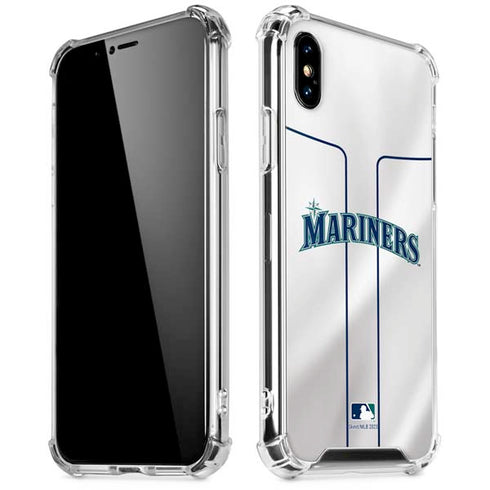 MLB Seattle Mariners Home Jersey iPhone XS Max Clear Case