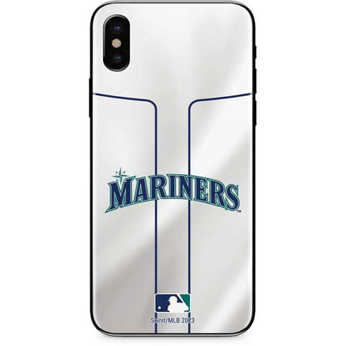 MLB Seattle Mariners Home Jersey iPhone XS Max Skin