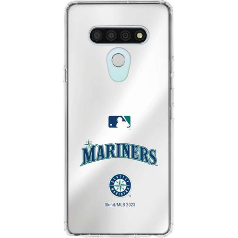 MLB Seattle Mariners Home Jersey LG Stylo 6 Clear Case
