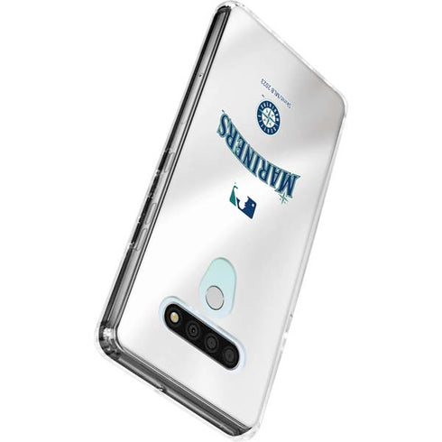 MLB Seattle Mariners Home Jersey LG Stylo 6 Clear Case